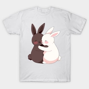 Yin And Yang Bunny T-Shirt